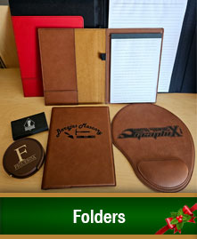 Holiday Gift Leather Folders