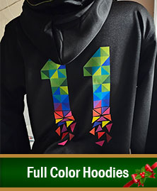 Holiday Gift Full Color Hoodies